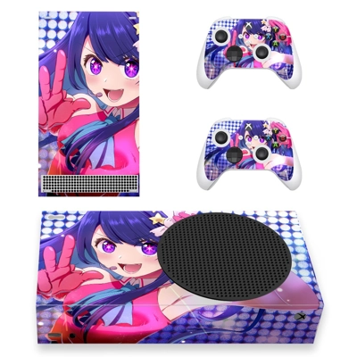 Cute Anime decal skin for Xbox Series S Console and 2 Cont.. Cute Anime decal skin for Xbox Series S Console and 2 Cont..
