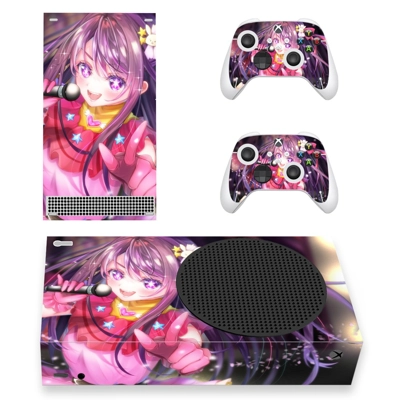 Cute Anime decal skin for Xbox Series S Console and 2 Controllers