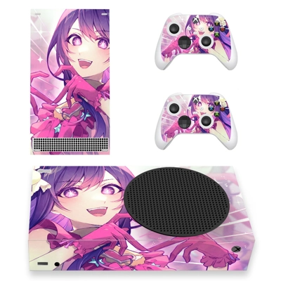 Cute Anime decal skin for Xbox Series S Console and 2 Cont.. Cute Anime decal skin for Xbox Series S Console and 2 Cont..