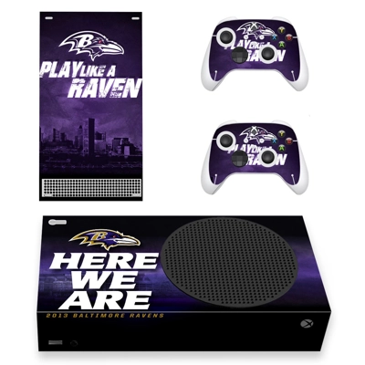 Baltimore Ravens decal skin for Xbox Series S Console and .. Baltimore Ravens decal skin for Xbox Series S Console and ..