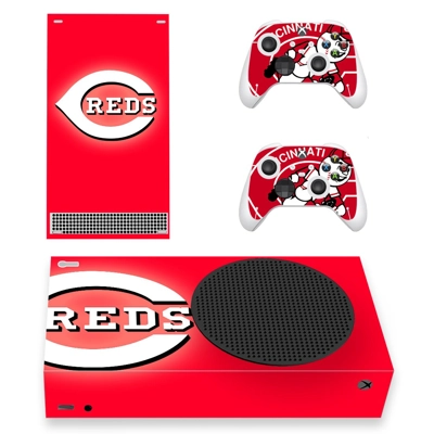 Cincinnati Reds decal skin for Xbox Series S Console and 2 Controllers