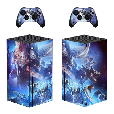 MHW Iceborne decal skin for Xbox Series X Console and 2 Co.. MHW Iceborne decal skin for Xbox Series X Console and 2 Co..