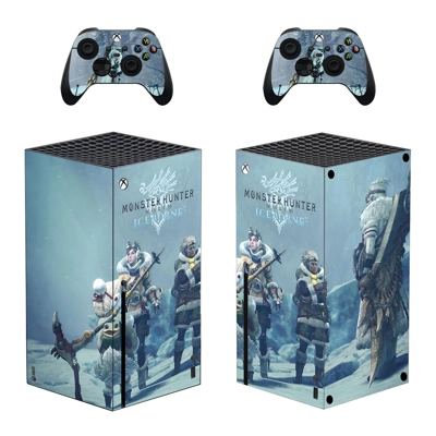 MHW Iceborne decal skin for Xbox Series X Console and 2 Co.. MHW Iceborne decal skin for Xbox Series X Console and 2 Co..