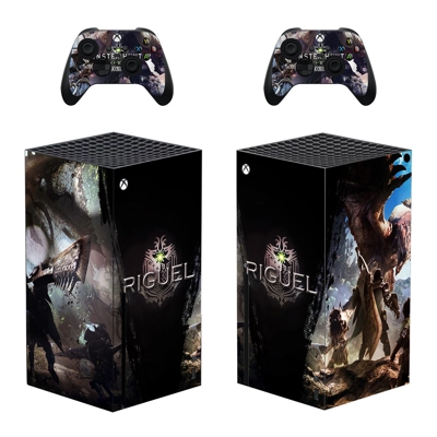 Monster Hunter World decal skin for Xbox Series X Console .. Monster Hunter World decal skin for Xbox Series X Console ..