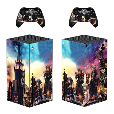Kingdom Hearts 3 decal skin for Xbox Series X Console and .. Kingdom Hearts 3 decal skin for Xbox Series X Console and ..