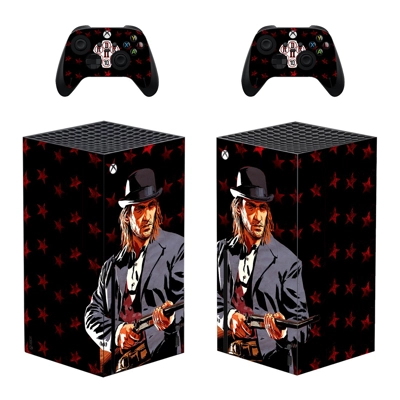 Red Dead Redemption 2 decal skin for Xbox Series X Console..