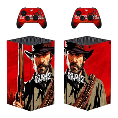 Red Dead Redemption 2 decal skin for Xbox Series X Console..