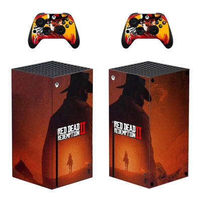 Red Dead Redemption 2 decal skin for Xbox Series X Console..