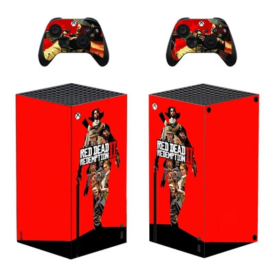 Red Dead Redemption 2 decal skin for Xbox Series X Console and 2 Controllers