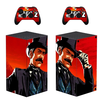 Red Dead Redemption 2 decal skin for Xbox Series X Console..