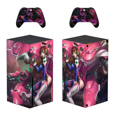 Overwatch decal skin for Xbox Series X Console and 2 Controllers