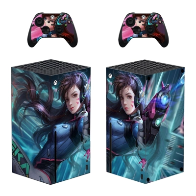Overwatch decal skin for Xbox Series X Console and 2 Contr..