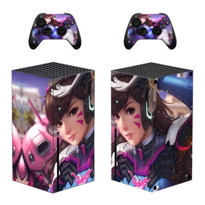 Overwatch decal skin for Xbox Series X Console and 2 Contr..