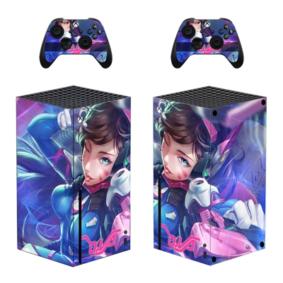 Overwatch decal skin for Xbox Series X Console and 2 Contr..