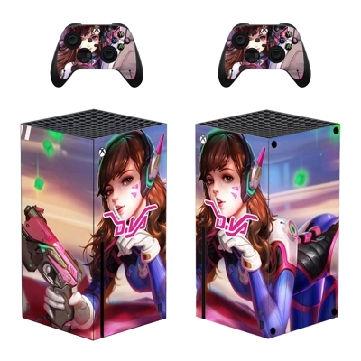 Overwatch decal skin for Xbox Series X Console and 2 Controllers