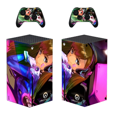 Overwatch decal skin for Xbox Series X Console and 2 Contr..