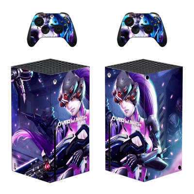 Overwatch decal skin for Xbox Series X Console and 2 Contr..
