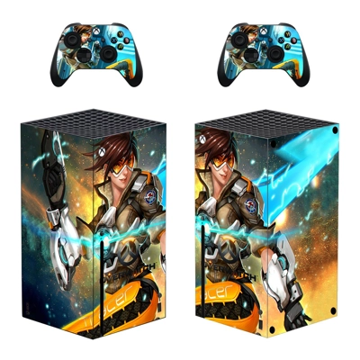 Overwatch decal skin for Xbox Series X Console and 2 Contr..