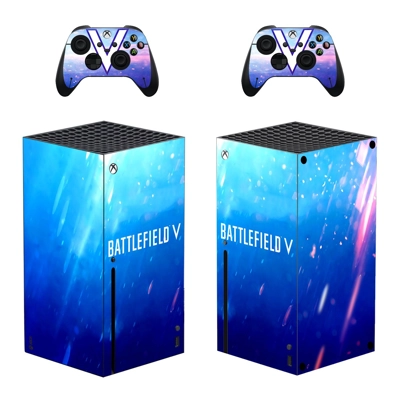 Battlefield 5 decal skin for Xbox Series X Console and 2 C.. Battlefield 5 decal skin for Xbox Series X Console and 2 C..