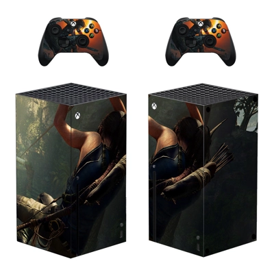Shadow of the Tomb Raider decal skin for Xbox Series X Con..