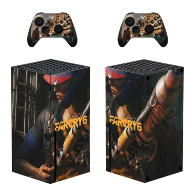 Far Cry 6 decal skin for Xbox Series X Console and 2 Controllers