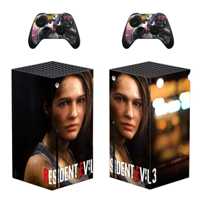 Resident Evil 3 decal skin for Xbox Series X Console and 2 Controllers