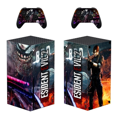 Resident Evil 2 decal skin for Xbox Series X Console and 2..