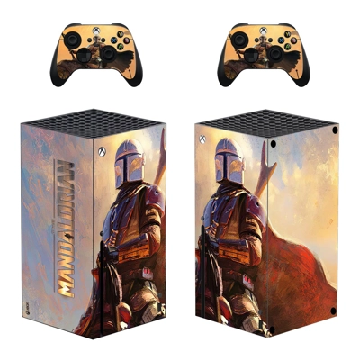 The Mandalorian decal skin for Xbox Series X Console and 2 Controllers