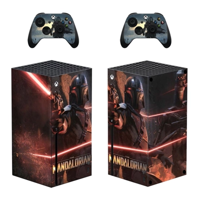 The Mandalorian decal skin for Xbox Series X Console and 2..