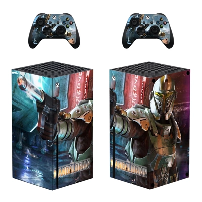 The Mandalorian decal skin for Xbox Series X Console and 2..