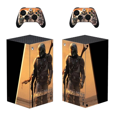 The Mandalorian decal skin for Xbox Series X Console and 2..