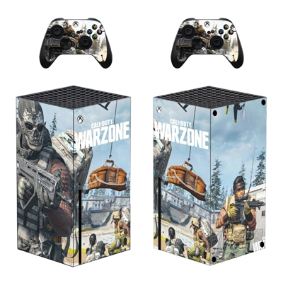 COD Warzone decal skin for Xbox Series X Console and 2 Controllers