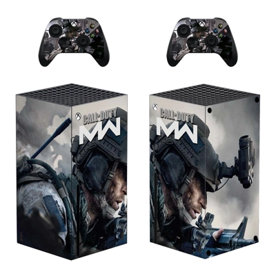 COD Modern Warfare decal skin for Xbox Series X Console and 2 Controllers