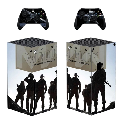COD Modern Warfare decal skin for Xbox Series X Console and 2 Controllers
