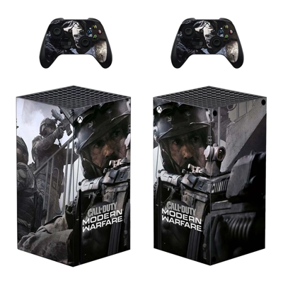 COD Modern Warfare decal skin for Xbox Series X Console and 2 Controllers