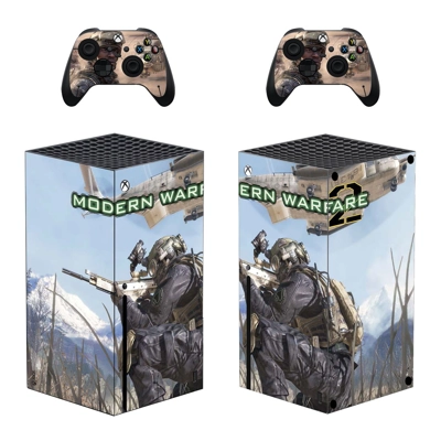 COD Modern Warfare decal skin for Xbox Series X Console and 2 Controllers