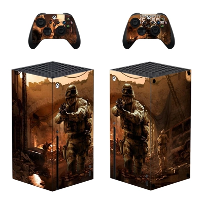 COD Modern Warfare decal skin for Xbox Series X Console and 2 Controllers