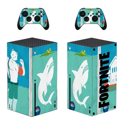 Fortnite decal skin for Xbox Series X Console and 2 Contro..