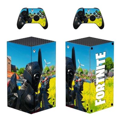 Fortnite decal skin for Xbox Series X Console and 2 Contro..