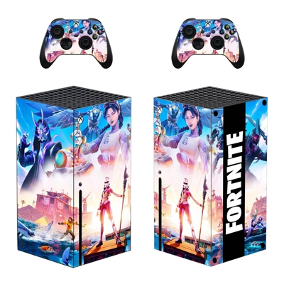 Fortnite decal skin for Xbox Series X Console and 2 Contro..