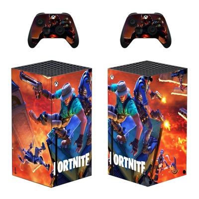 Fortnite decal skin for Xbox Series X Console and 2 Contro..