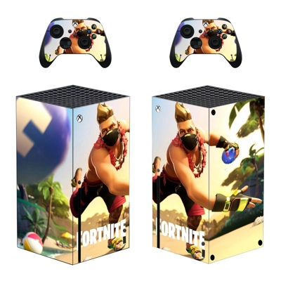 Fortnite decal skin for Xbox Series X Console and 2 Contro..