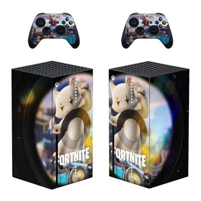 Fortnite decal skin for Xbox Series X Console and 2 Contro..