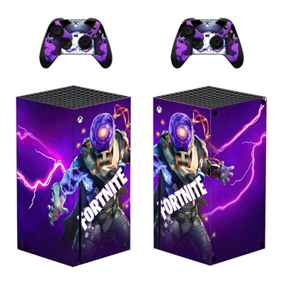 Fortnite decal skin for Xbox Series X Console and 2 Contro..