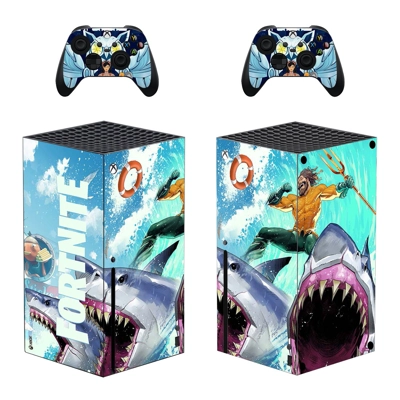 Fortnite decal skin for Xbox Series X Console and 2 Contro..
