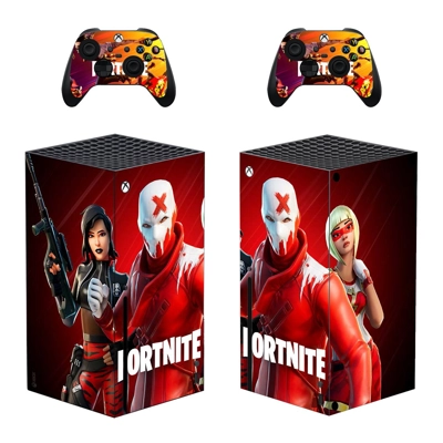 Fortnite decal skin for Xbox Series X Console and 2 Contro..