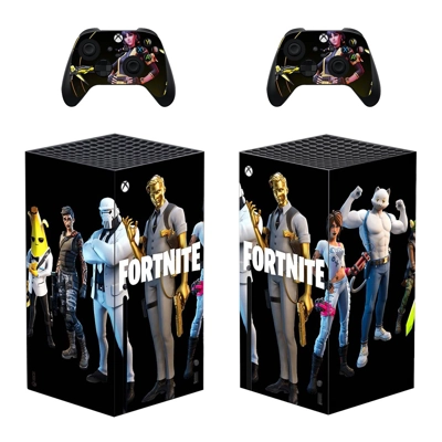 Fortnite decal skin for Xbox Series X Console and 2 Controllers