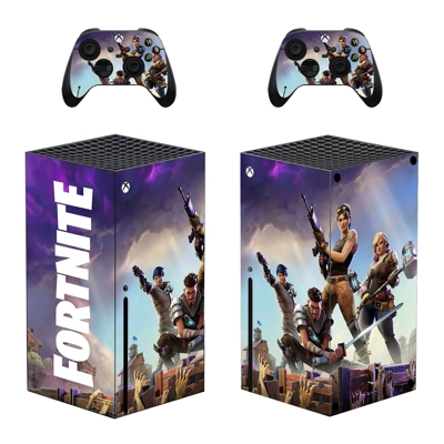 Fortnite decal skin for Xbox Series X Console and 2 Contro..