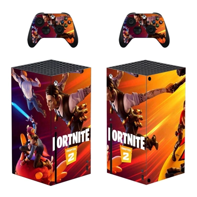 Fortnite decal skin for Xbox Series X Console and 2 Contro..