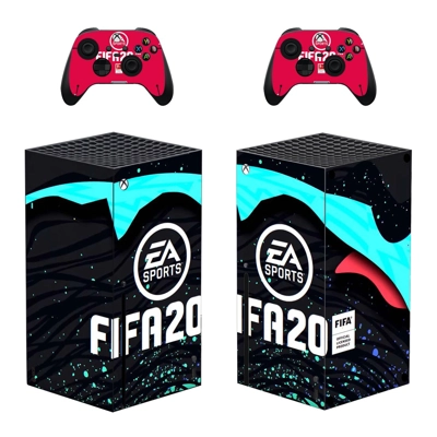 FIFA 20 decal skin for Xbox Series X Console and 2 Controllers